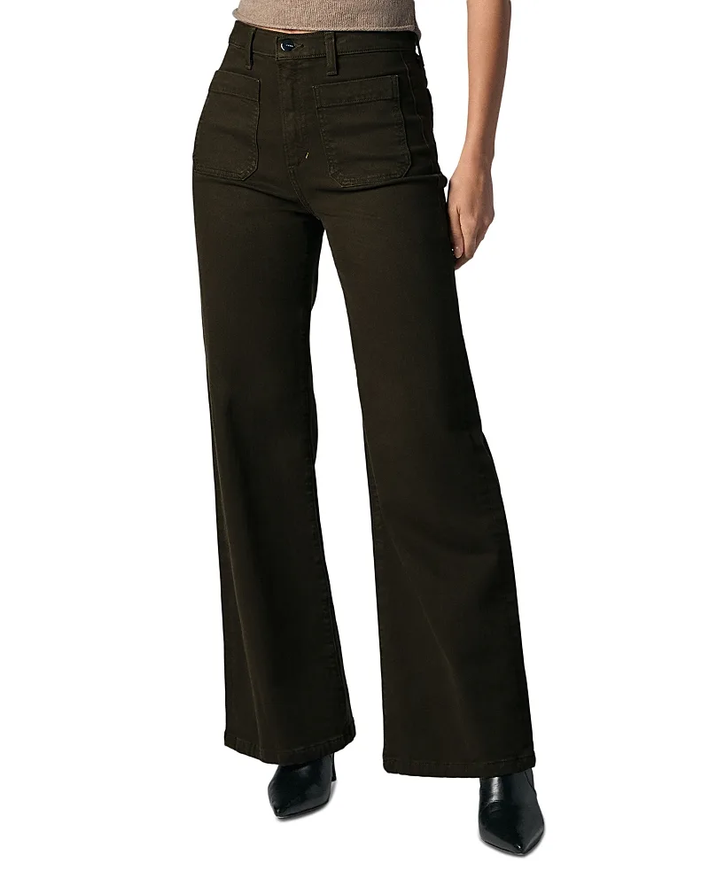 The Mia Patch Pocket High Rise Wide Leg Jeans by Joe's Jeans
