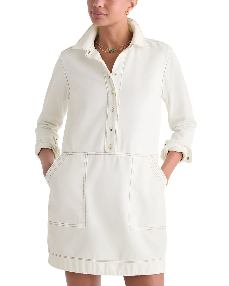 Margo Cotton Blend Denim Shirtdress