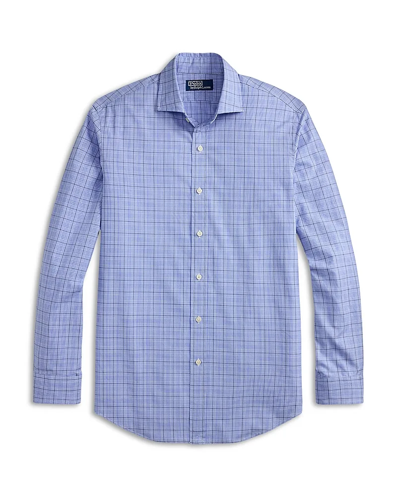 Classic Fit Checked Poplin Shirt by Polo Ralph Lauren