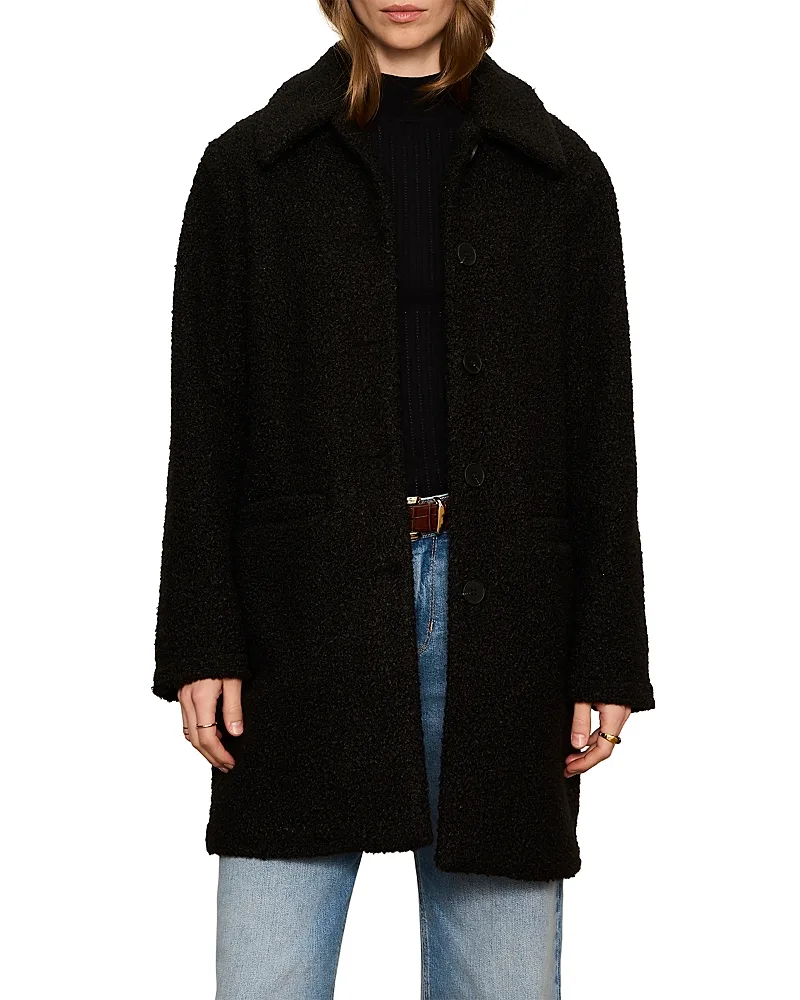 Upside Spread Collar Faux Fur Cozy Jacket by Sanctuary