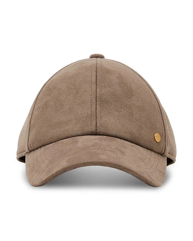 Nicky Faux Suede Baseball Cap