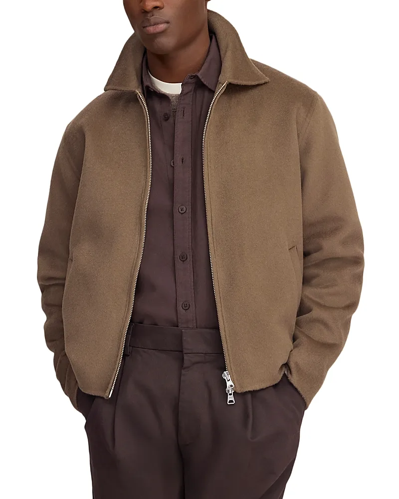 Arlo Brushed Wool Blend Jacket by Nn07