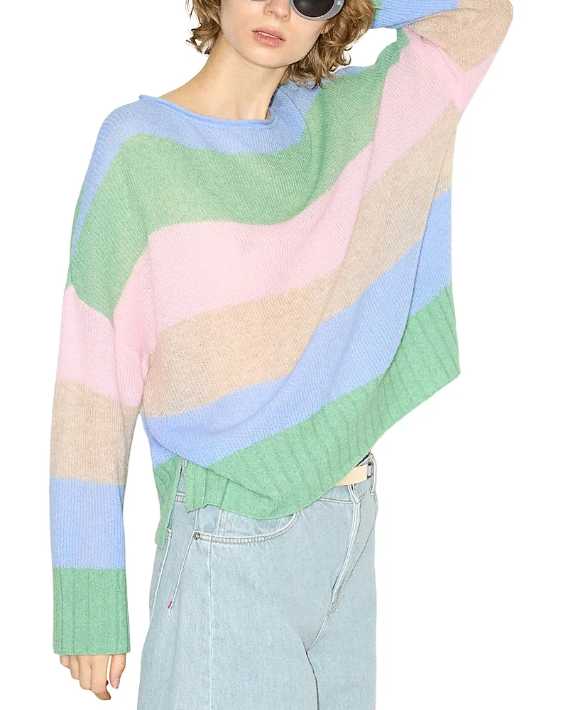 Stampa Stripe Oversized Sweater by Max & co.