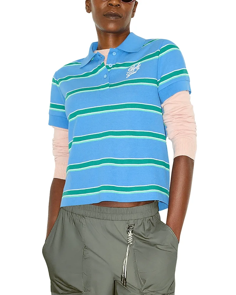 Agami Cotton Pique Jersey Polo Shirt by Max & co.