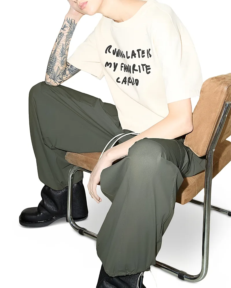 Paraggi Cotton Slogan Tee by Max & co.