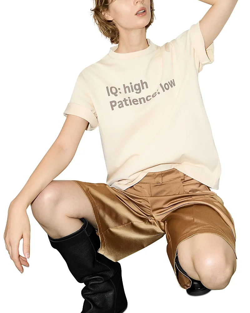 Talento Cotton Slogan Tee by Max & co.
