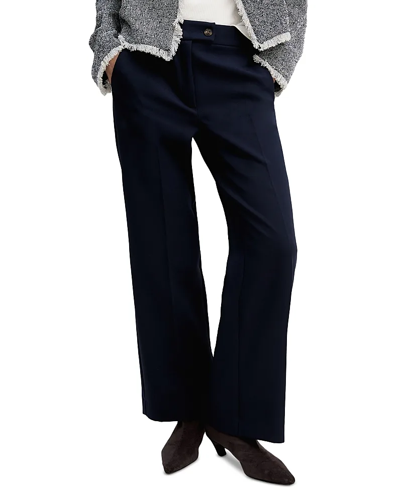 Emme Straight Fit Stretch Trousers by Emme