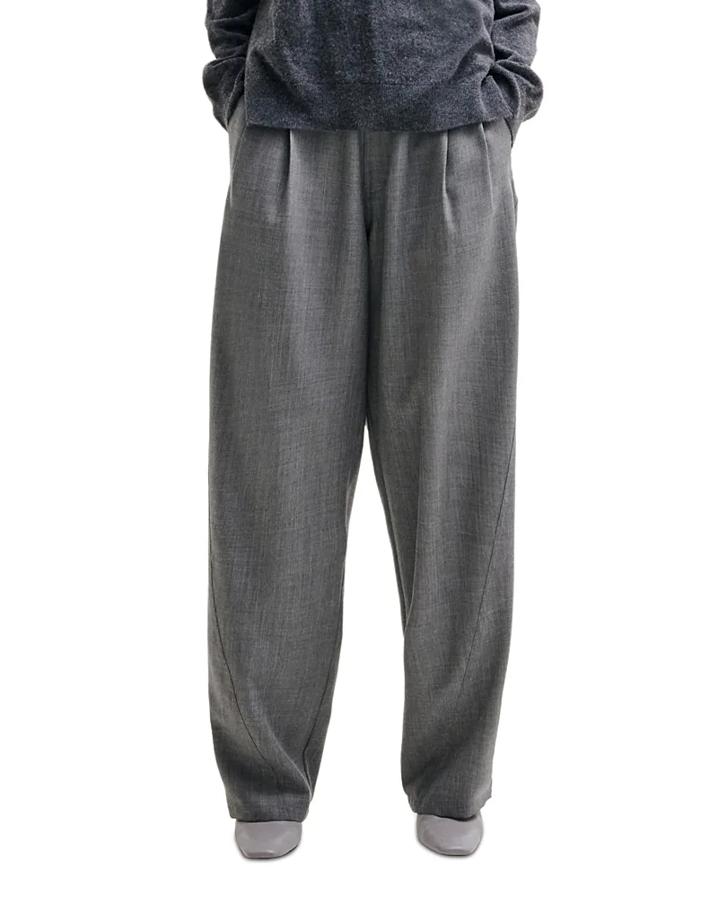 Wool Wide Leg Pants by Darkpark