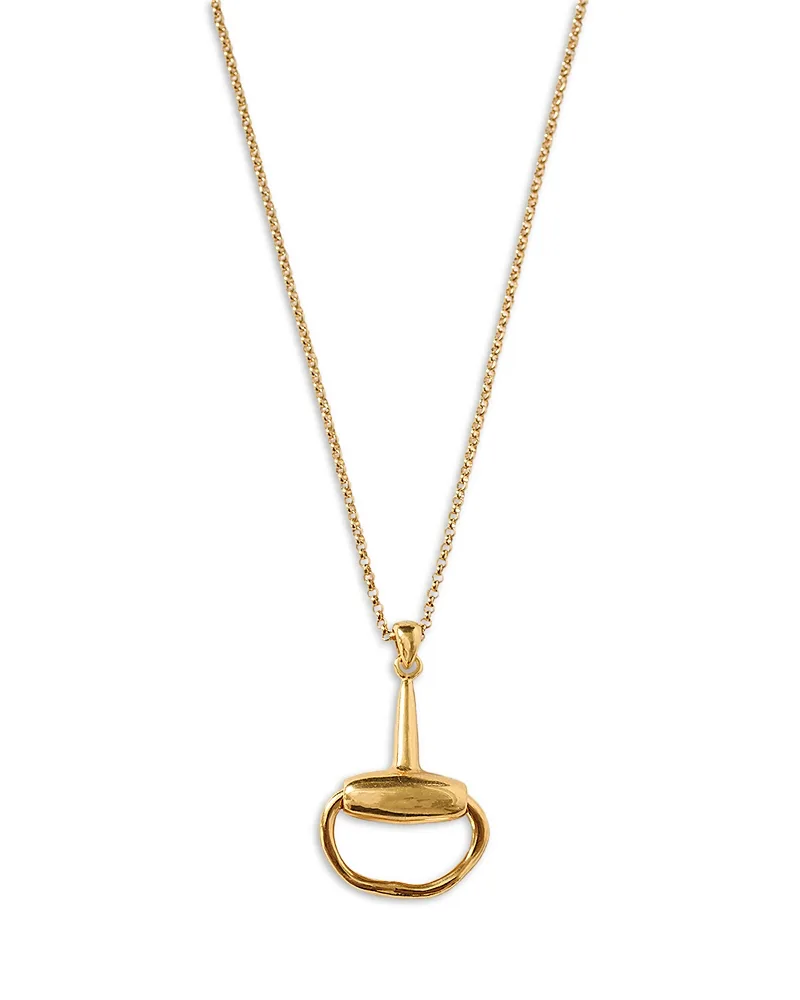 Horsebit Pendant Necklace, 17-19 by Chan Luu
