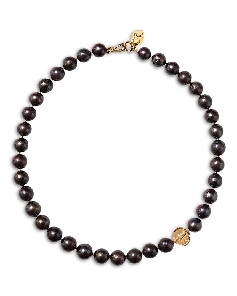 Lark Cultured Freshwater Peacock Pearl Collar Necklace, 17 by Chan Luu