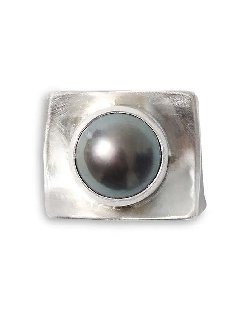 Curve Cultured Saltwater Tahitian Pearl Cocktail Ring by Chan Luu