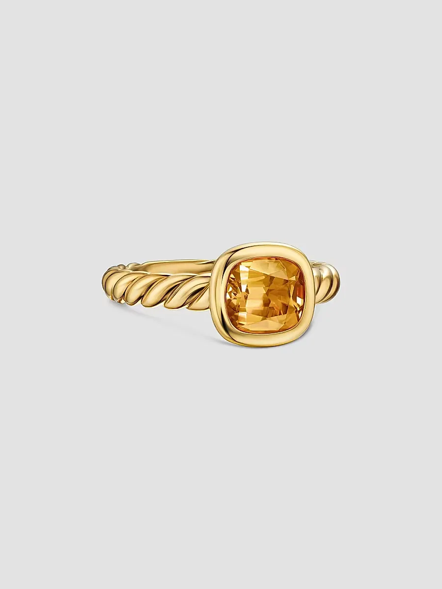 DY Mercer Stone Ring in 18K Yellow Gold by David Yurman