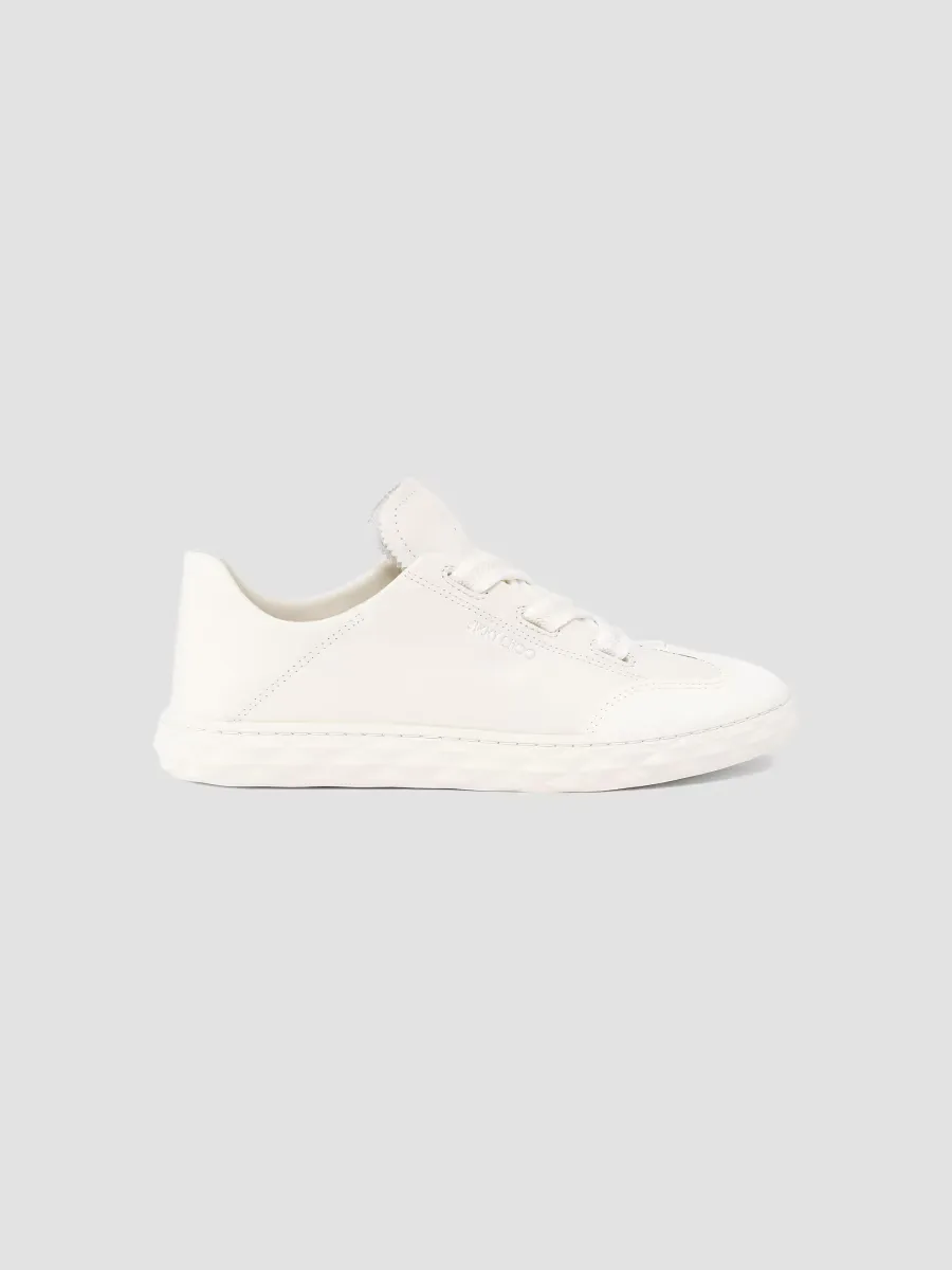 Diamond Light Flex Low-Top Leather Trainer Sneakers by Jimmy Choo
