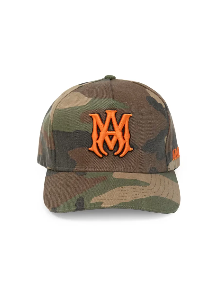 Logo Camo Baseball Cap by AMIRI