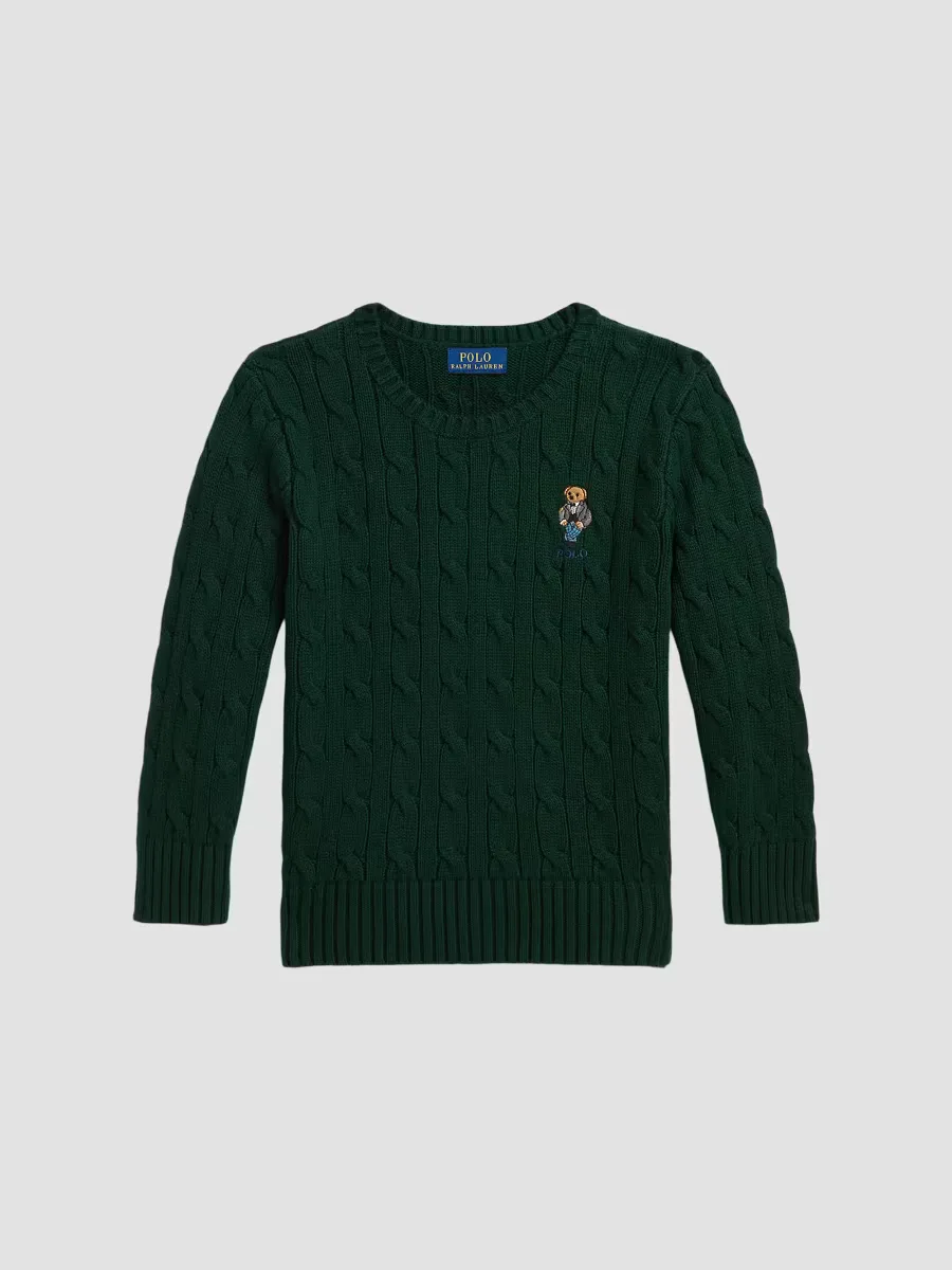 Polo Bear Cable-Knit Sweater by Polo Ralph Lauren