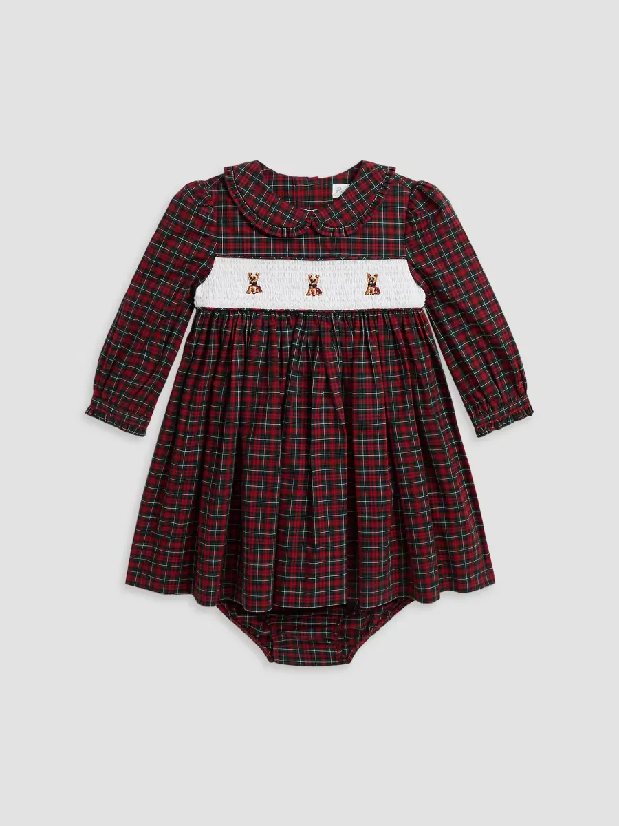 Plaid Cotton Dress & Bloomers Set by Polo Ralph Lauren