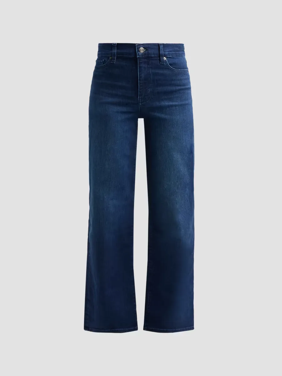 Le Slim High-Rise Palazzo Jeans
