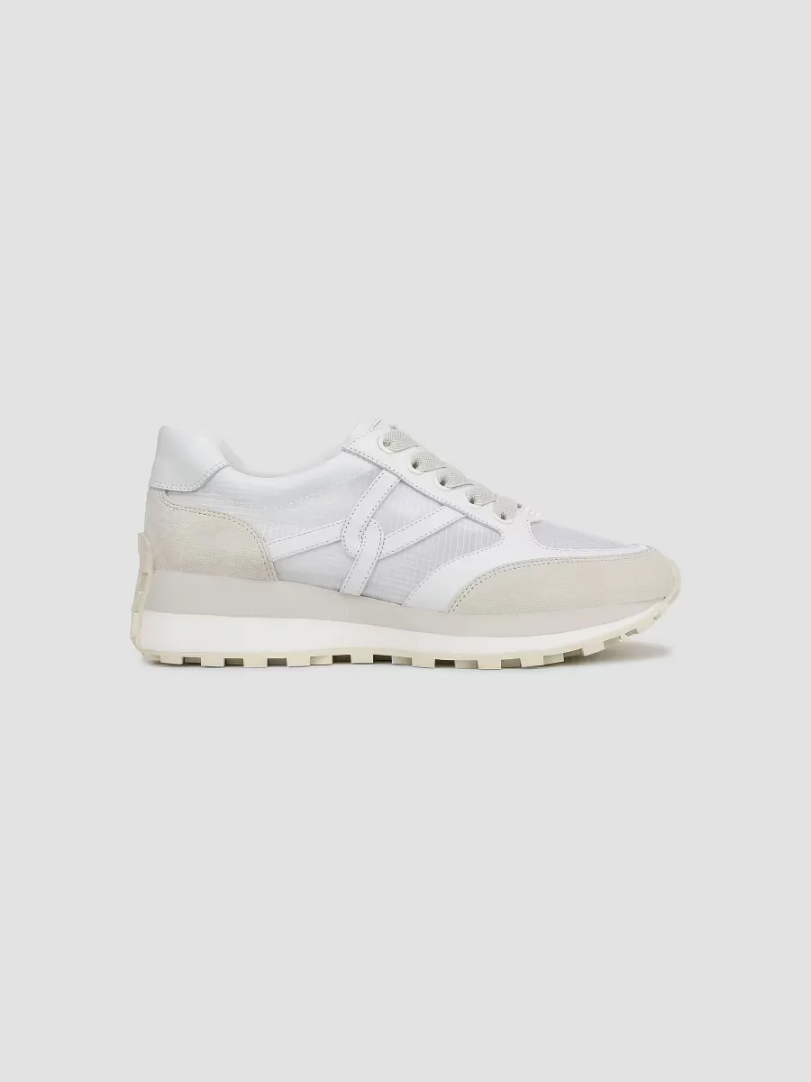 Valentina Ripstop & Leather Sneakers