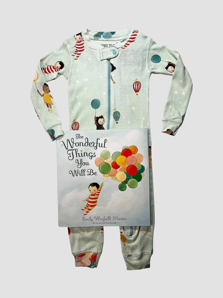 The Wonderful Things You Will Be Pajama & Book Set by Books To Bed