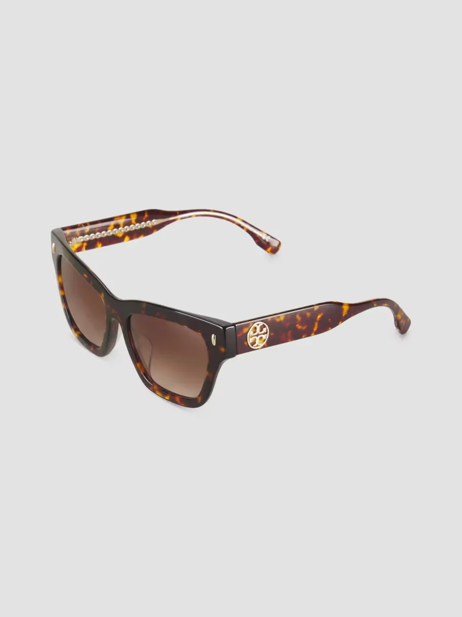 54MM Rectangular Sunglasses by Tory Burch