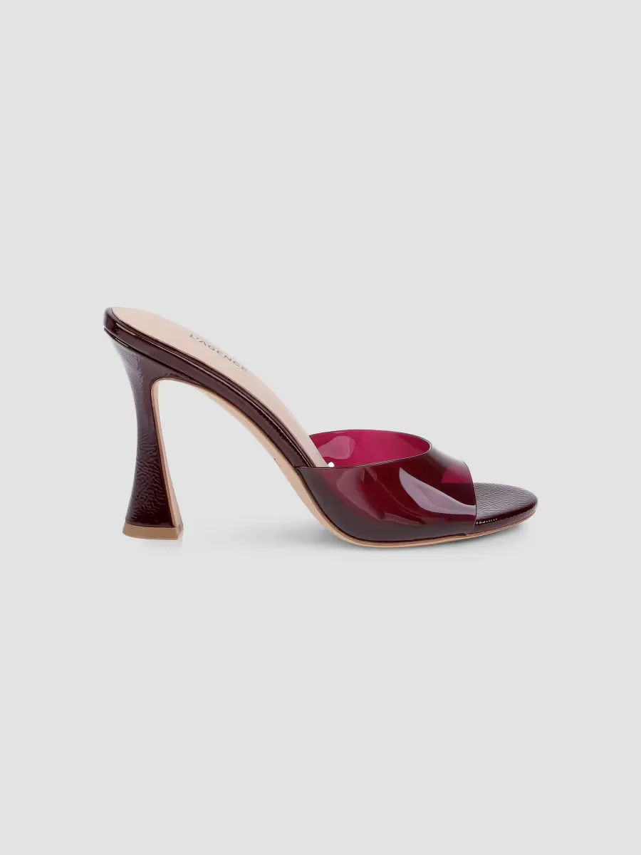 Avery 100MM Curved-Heel Sandals by L'AGENCE
