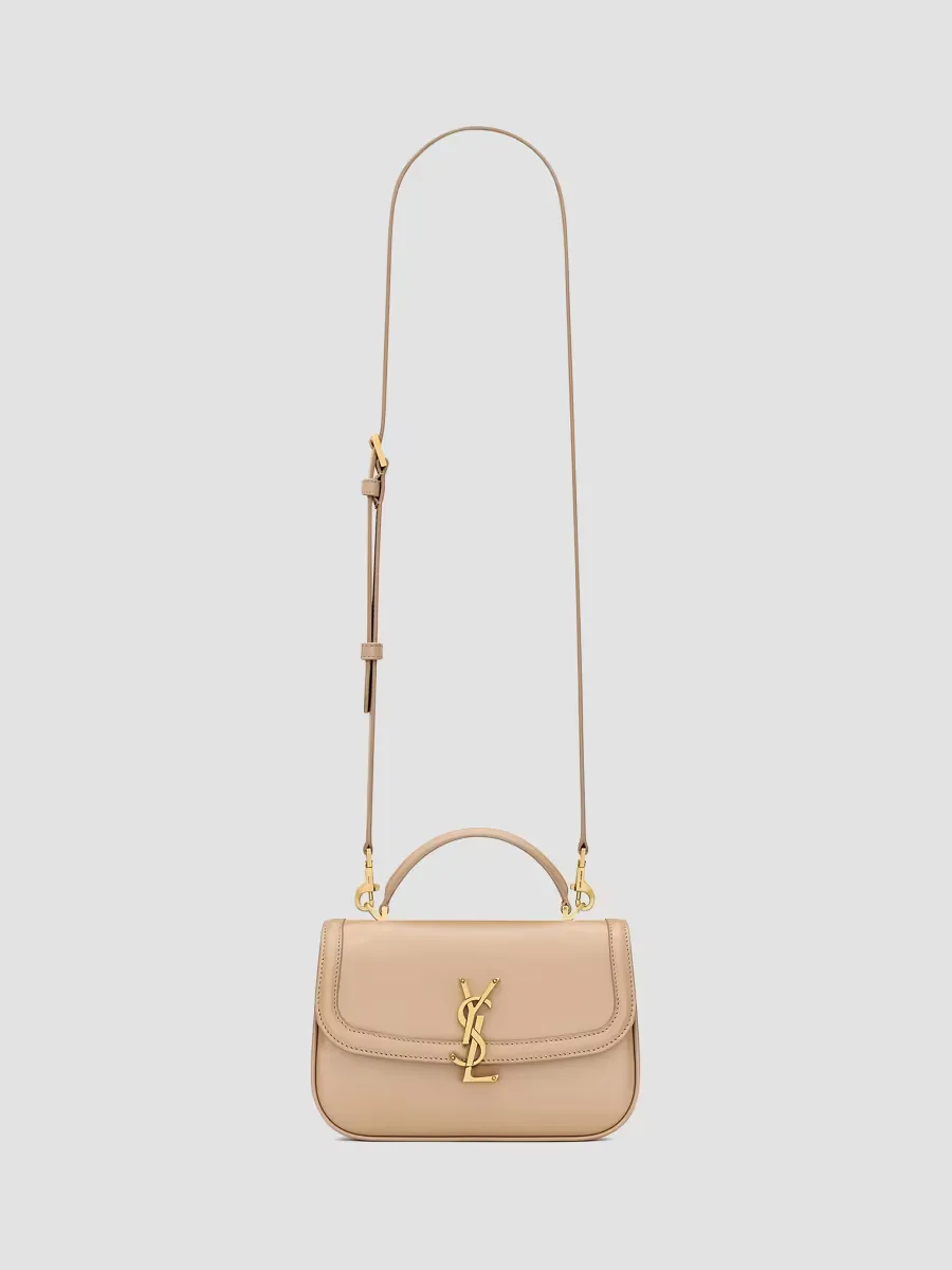 Solferino Mini Leather Top Handle Bag by Saint Laurent
