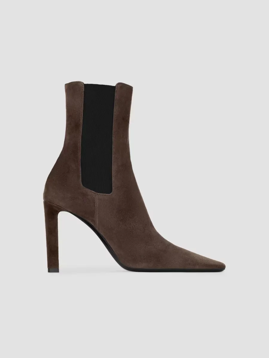 Francoise Chelsea Boots in Suede by Saint Laurent
