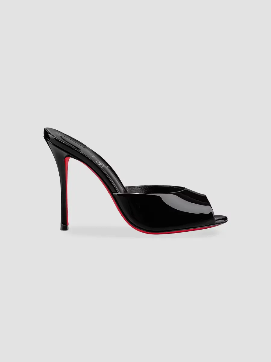 Me Dolly 100MM Patent Leather Mules