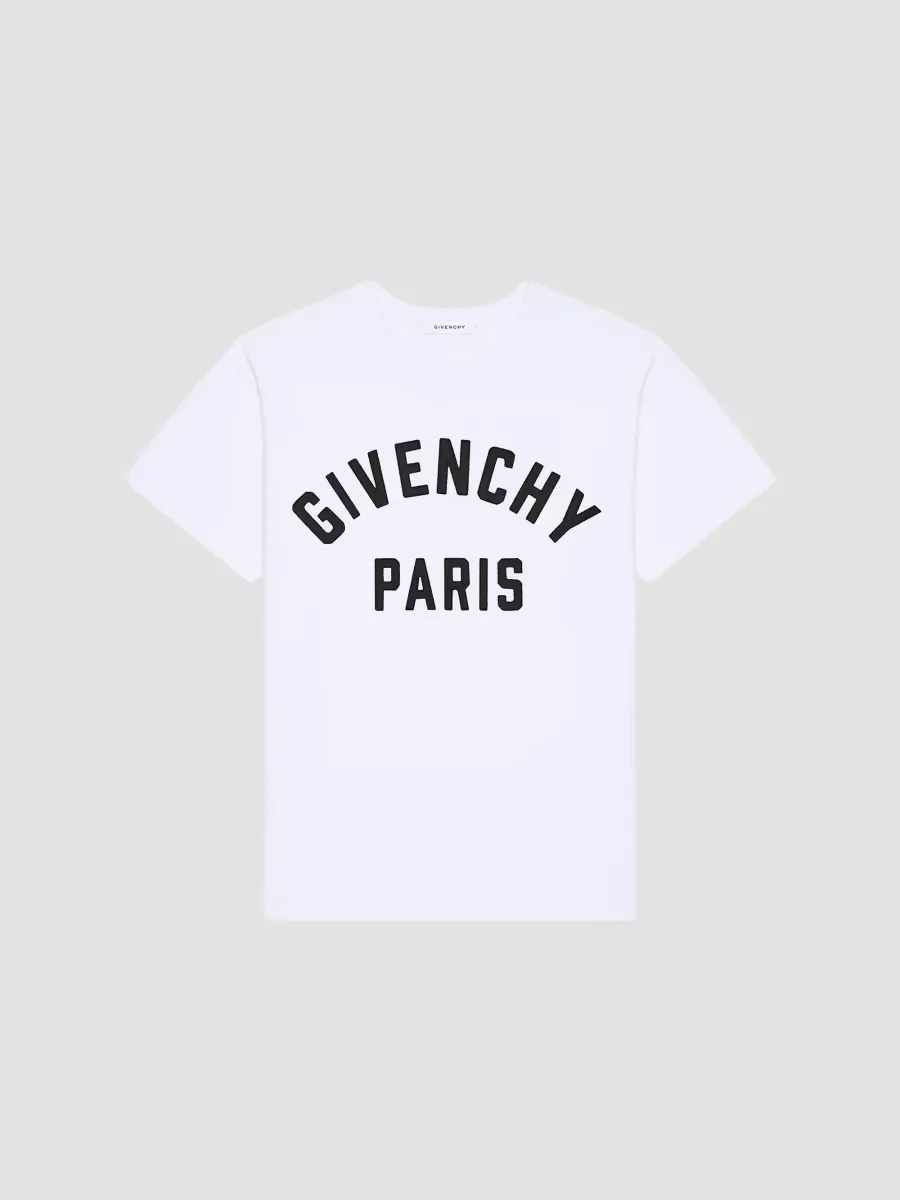 Paris T-Shirt in Cotton by GIVENCHY