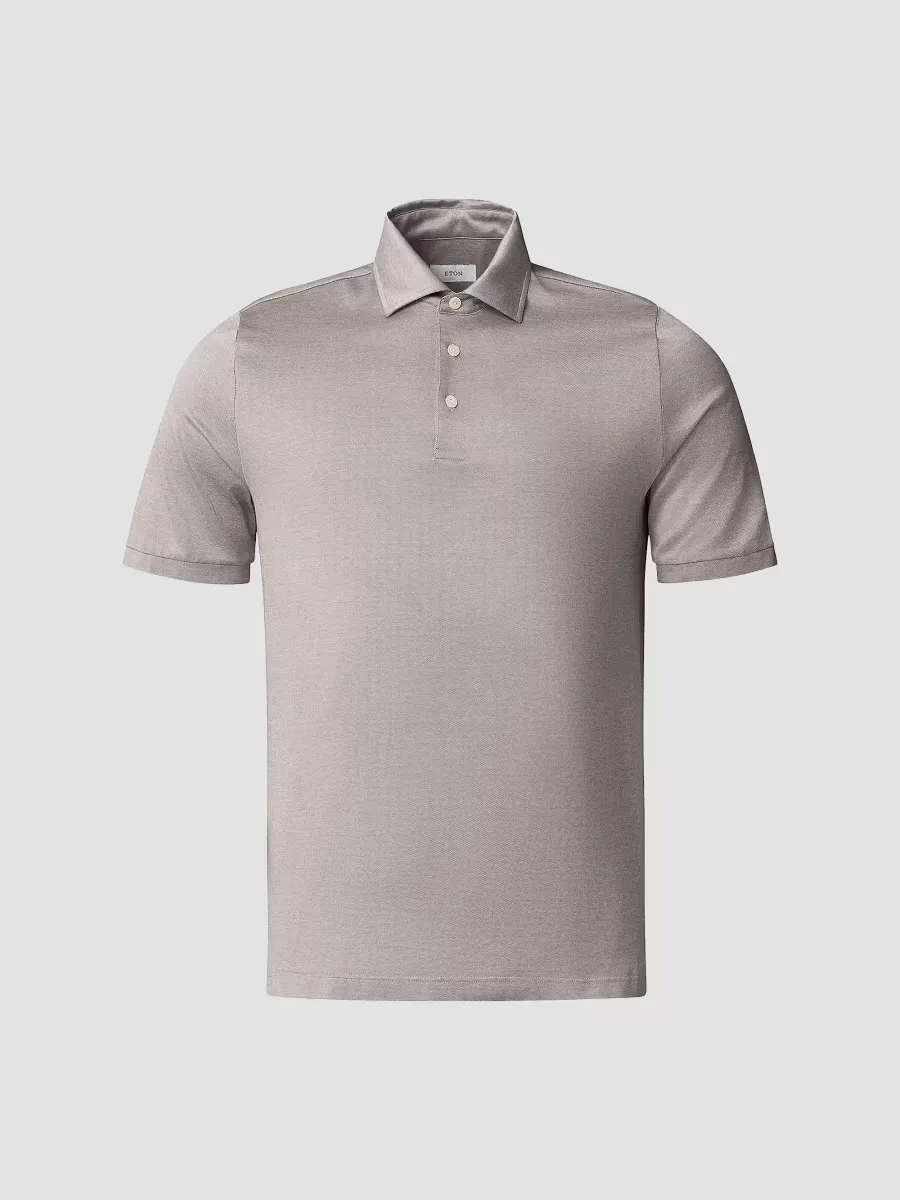 Jacquard Filo Di Scozia Polo Shirt