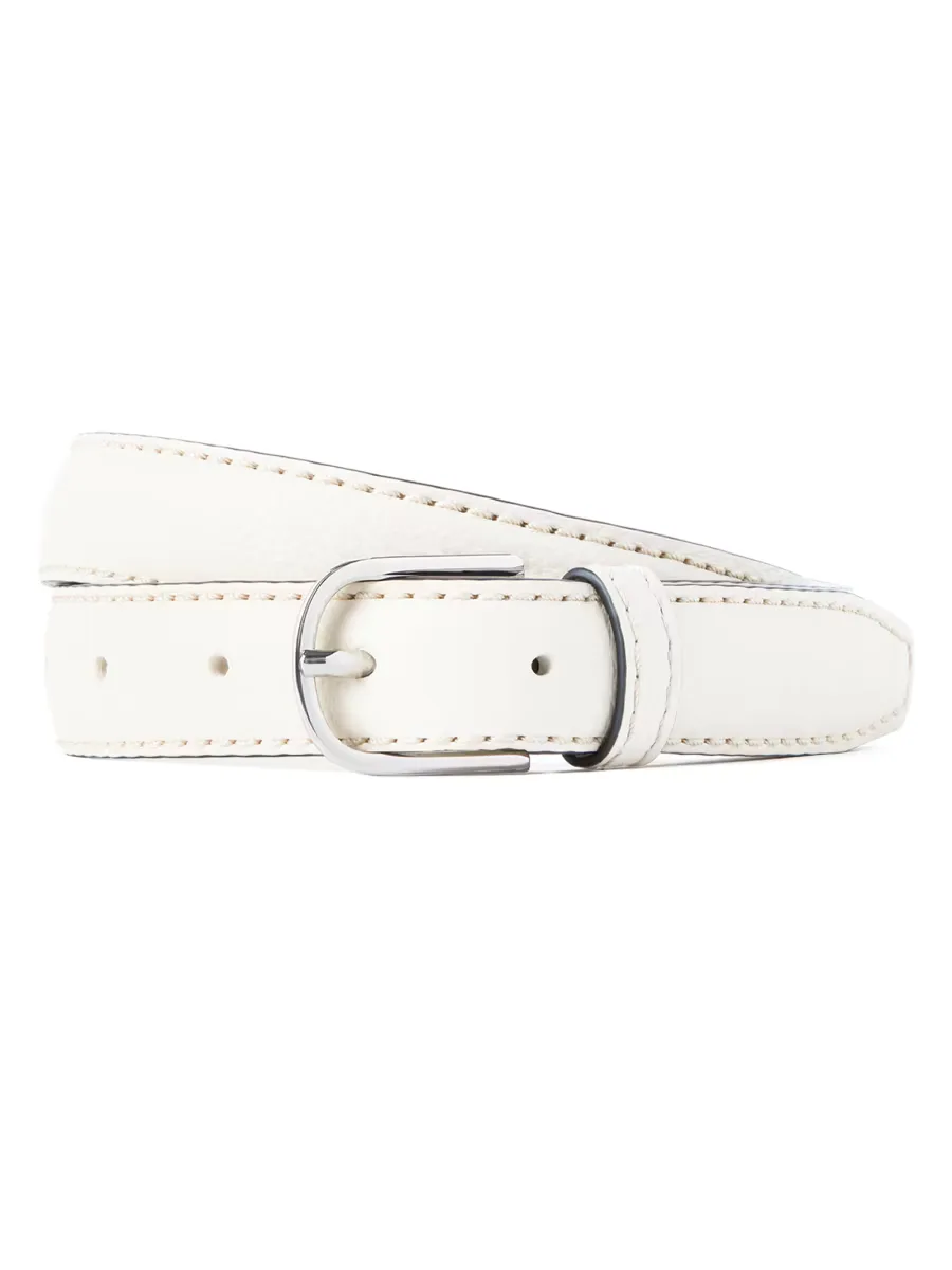 Slim Trouser Leather Belt by Totême