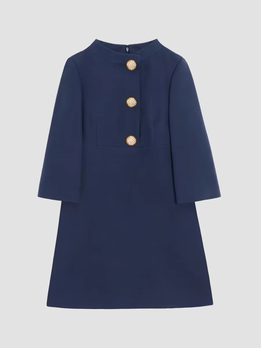 Crepe Couture Short Dress