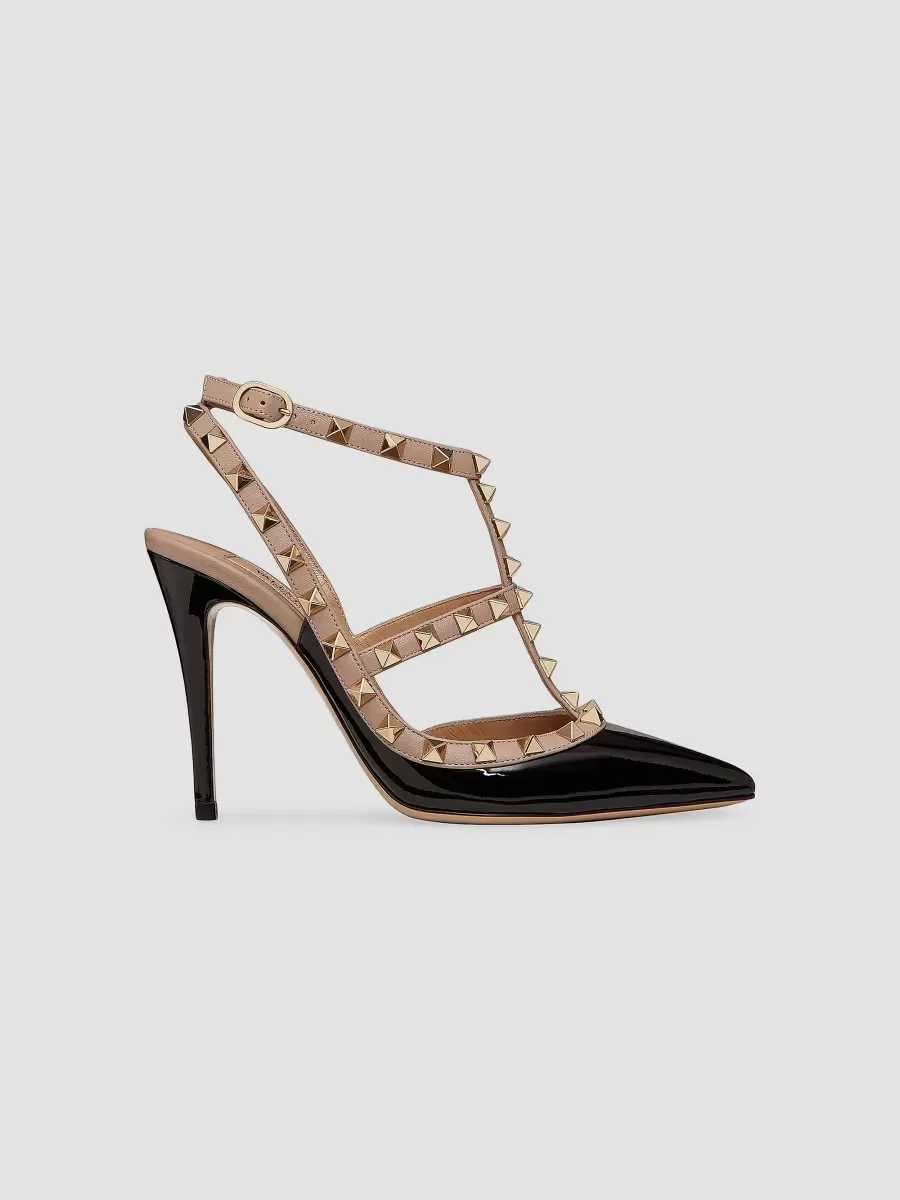 Patent Rockstud Caged Pumps 100 mm