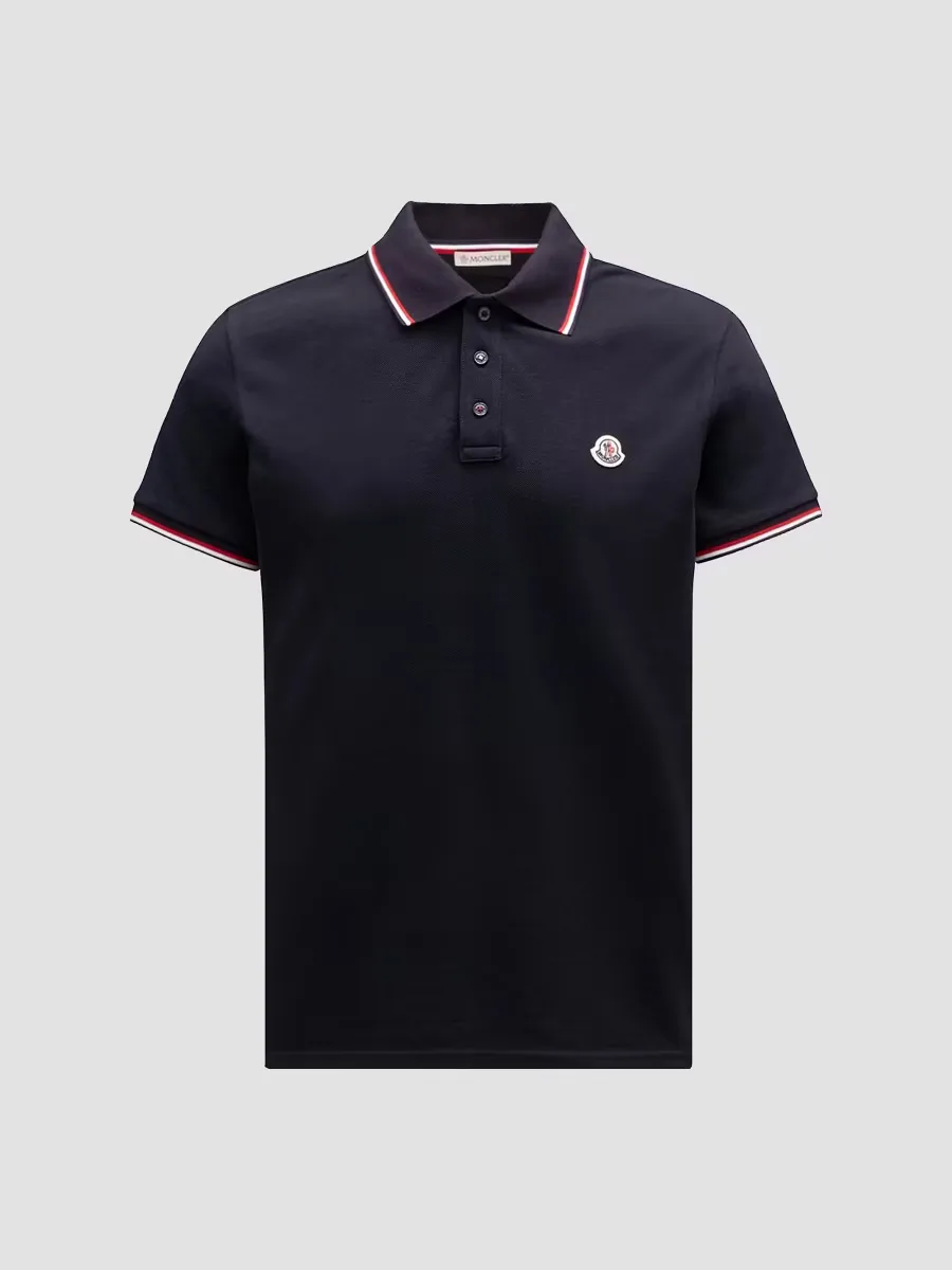 Polo Shirt in Cotton Piquet by Moncler