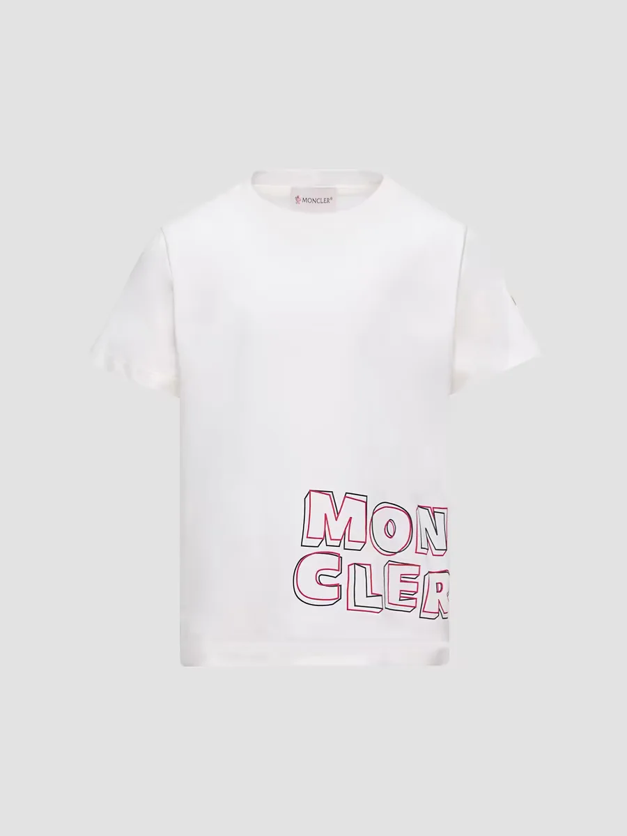 Crewneck T-Shirt in Cotton by Moncler