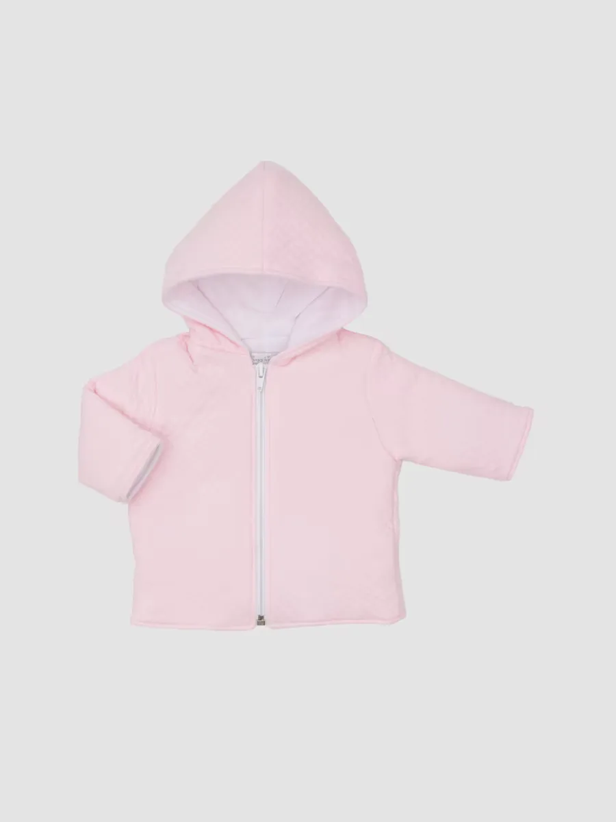 Classic Jacquard Padded Zip Jacket by Kissy Kissy