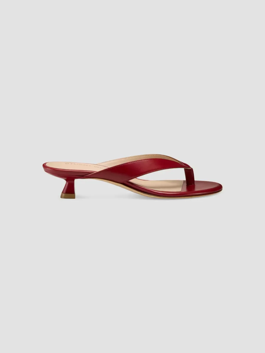Rio Sleek 35MM Leather Sandals by Stuart Weitzman
