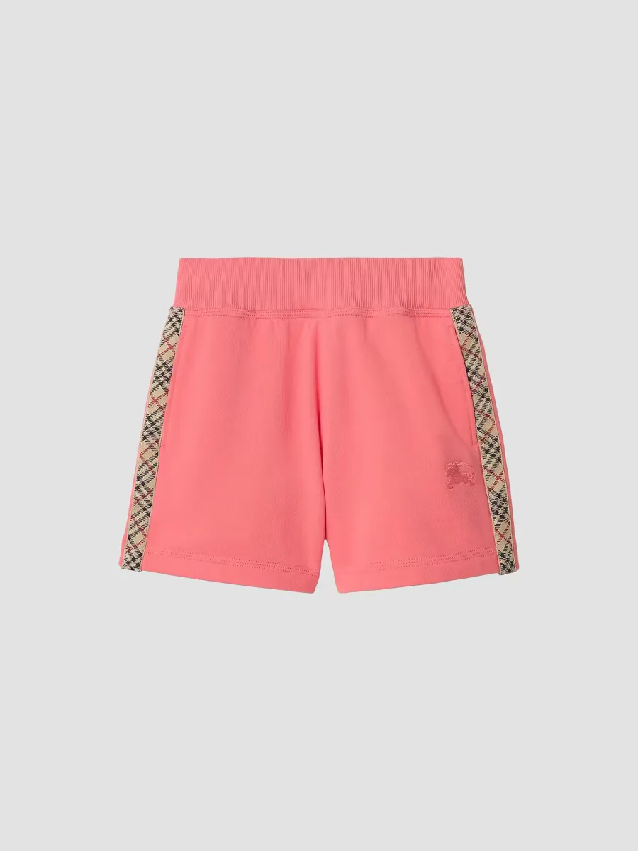 Caterina Check Tape Shorts by Burberry