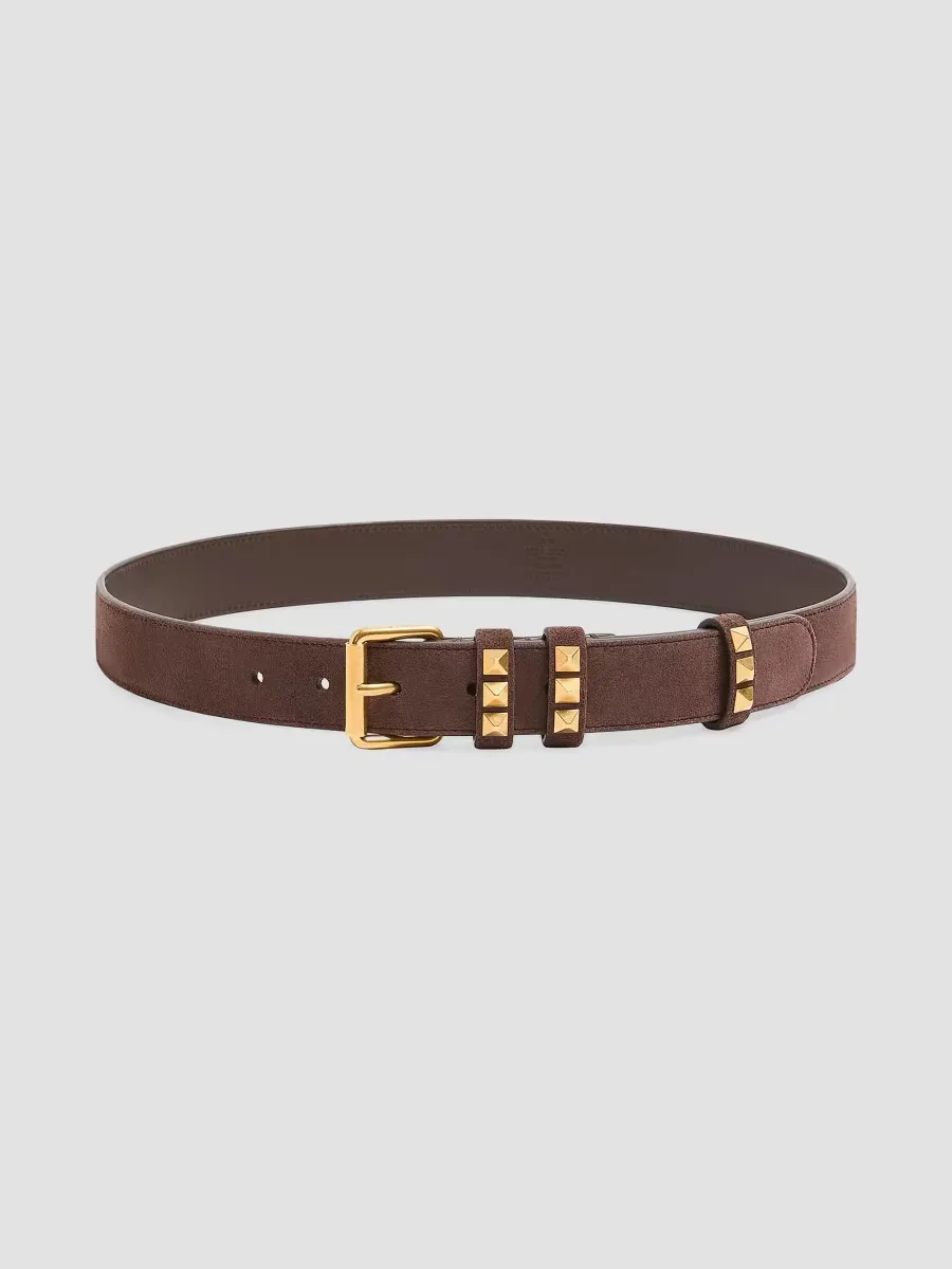 Flaneuse Belt in Suede 30MM by Valentino