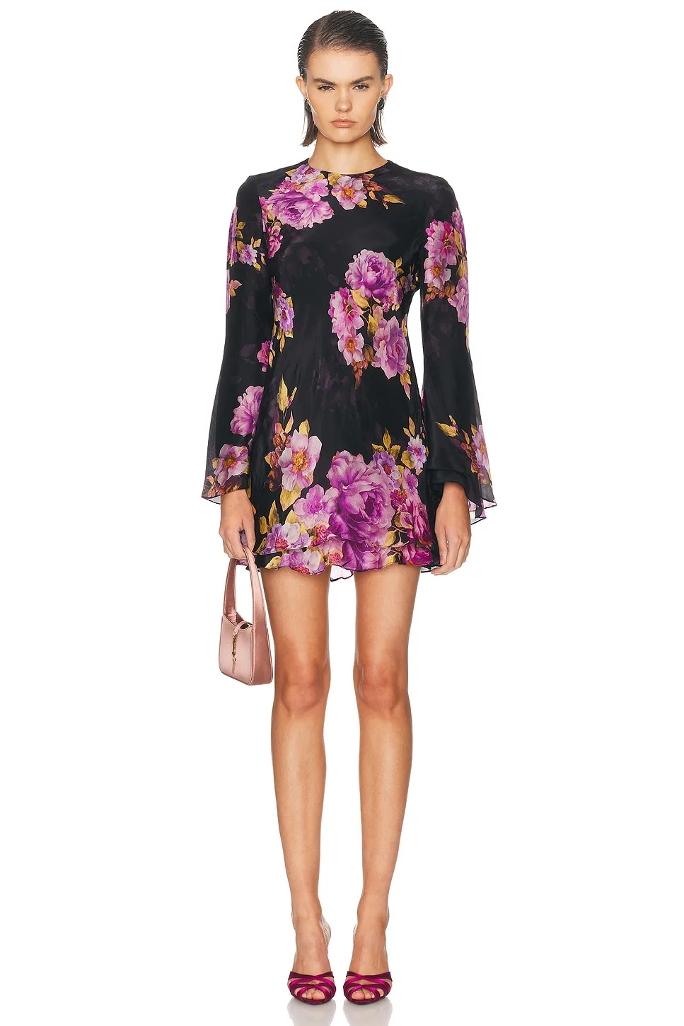 Double Layer Mini Dress by Hemant And Nandita