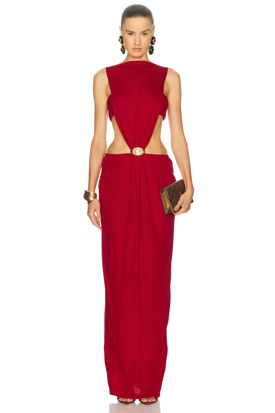 Jersey Cut Out Maxi Dress by Casablanca