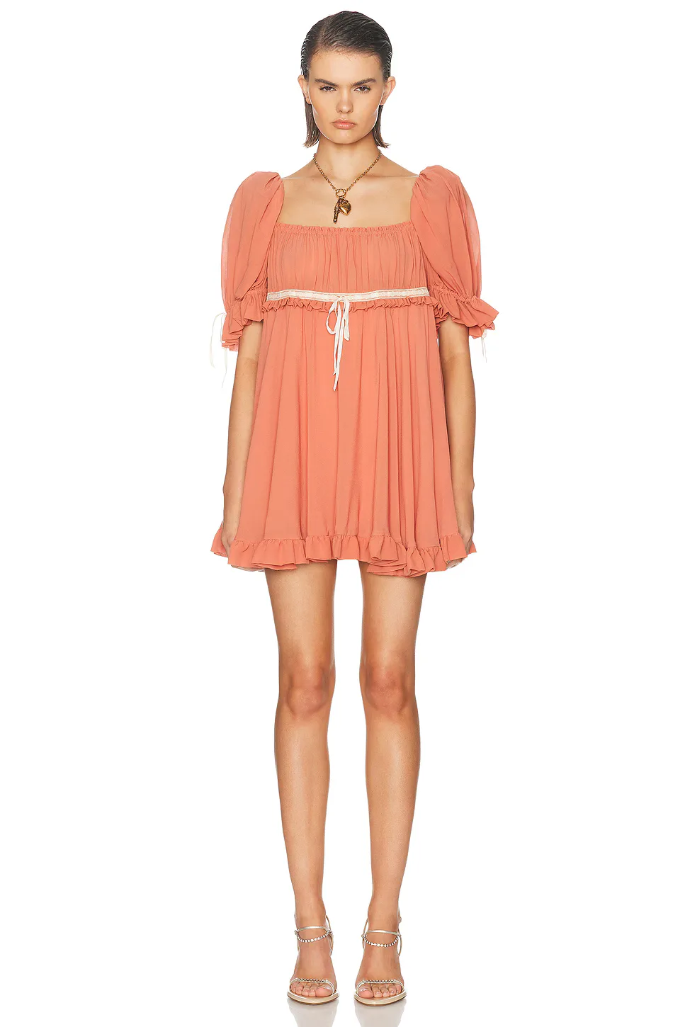 Babydoll Mini Dress by Chloé