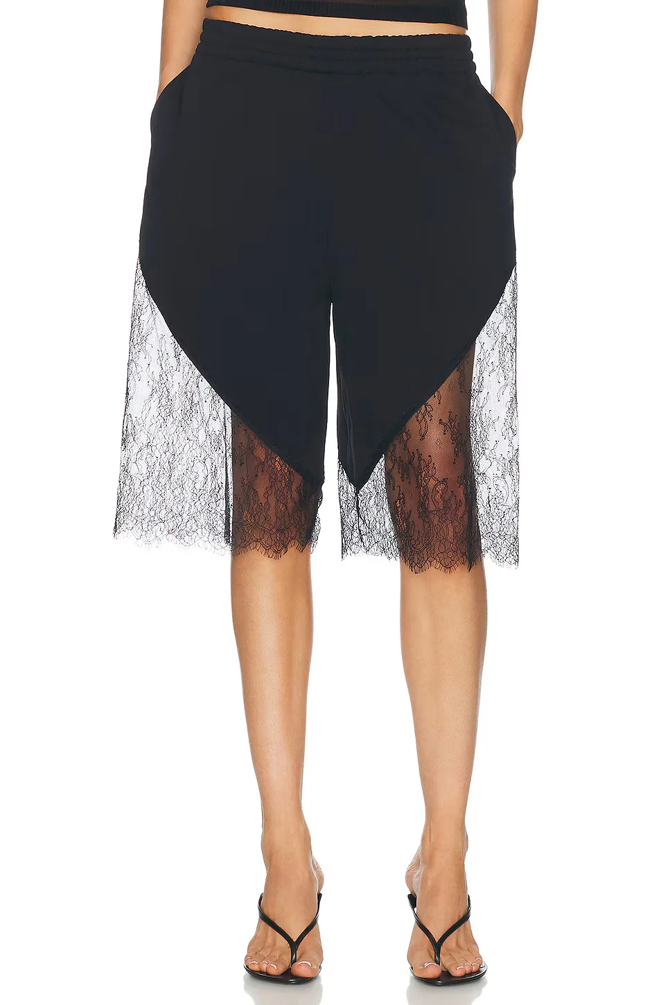 Lace Fade Track Short by Haelo
