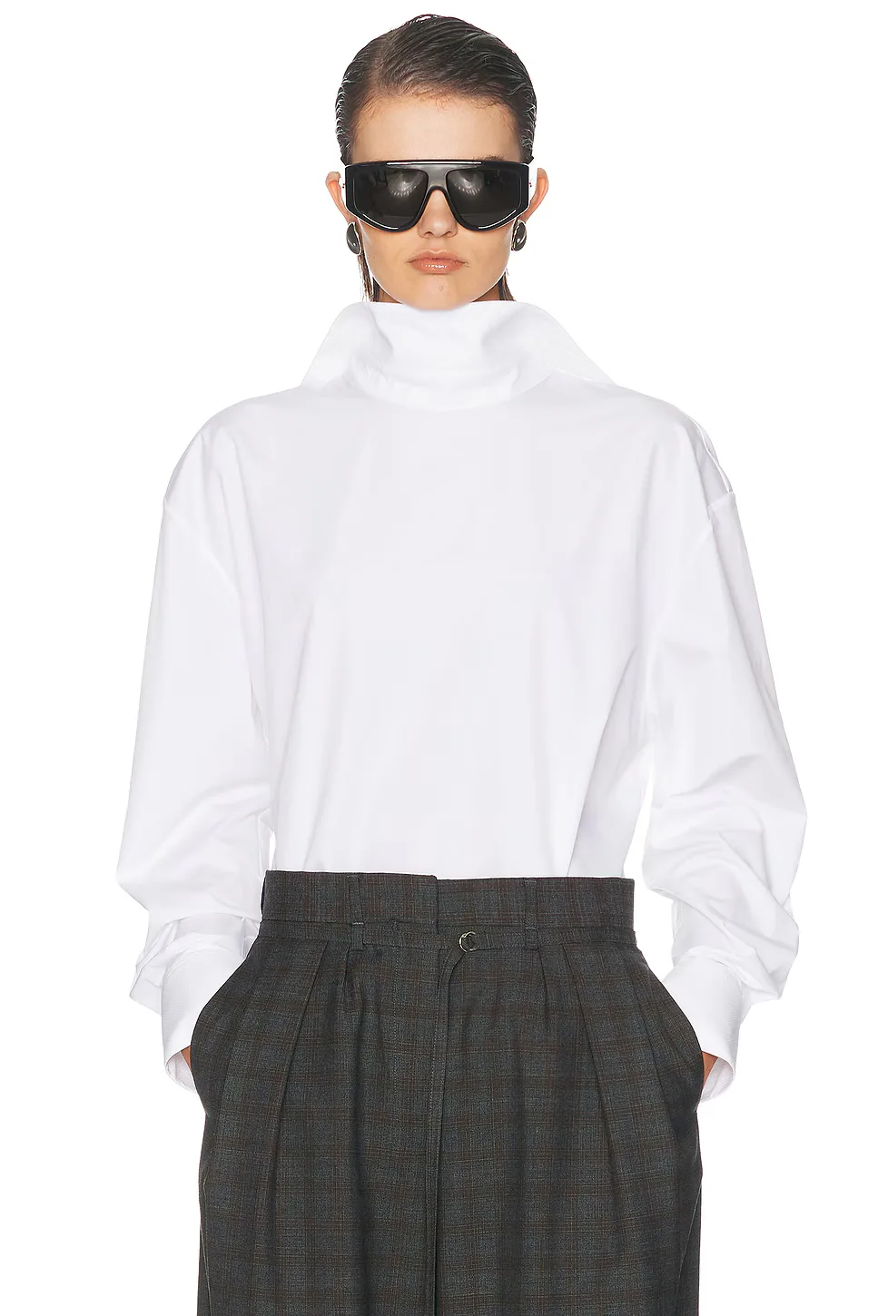 Back to Front Shirt with Plastron by GIVENCHY
