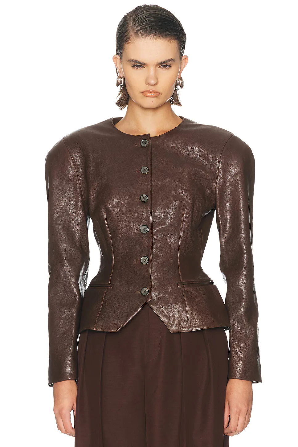 Leather Jacket by Magda Butrym