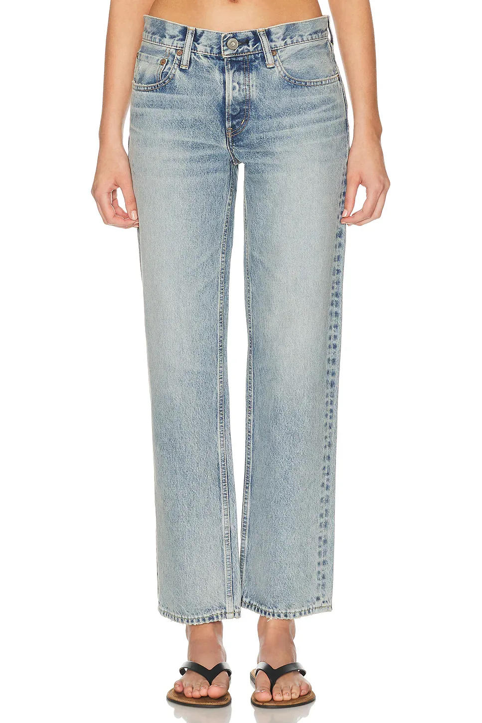Vintage Albany Low Straight Leg Jeans by Moussy