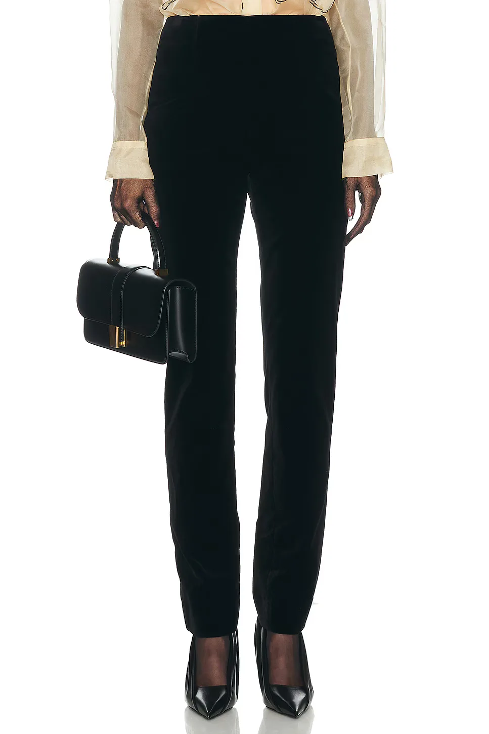 Ryden Velvet Pant by Khaite