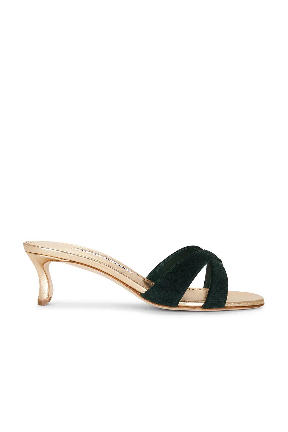 Callydramu 50 Kitten Heel Sandal by Manolo Blahnik