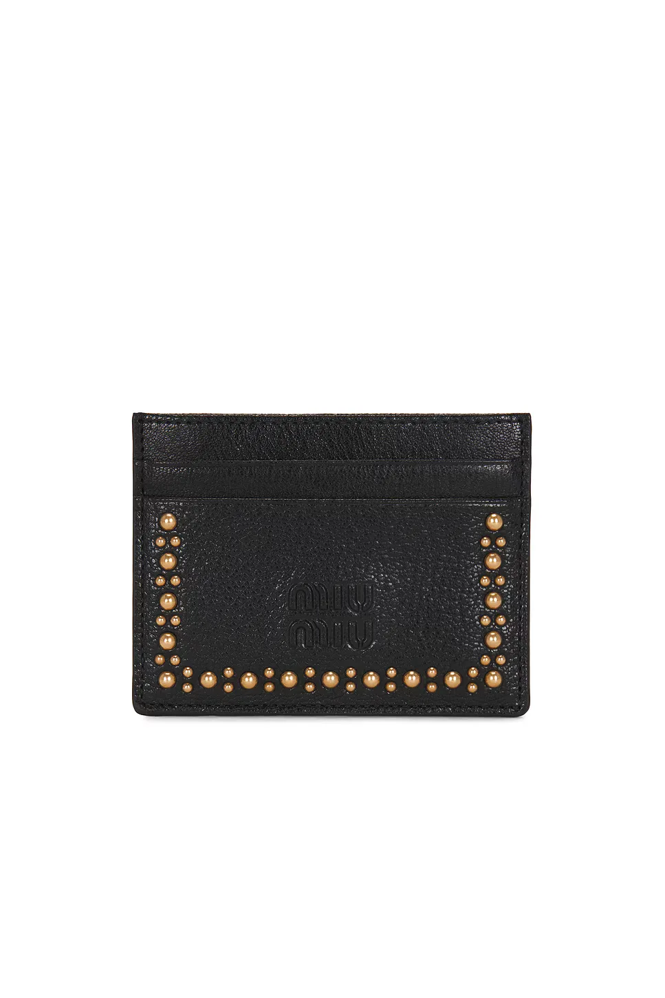 Madras Borchie Card Case by Miu Miu