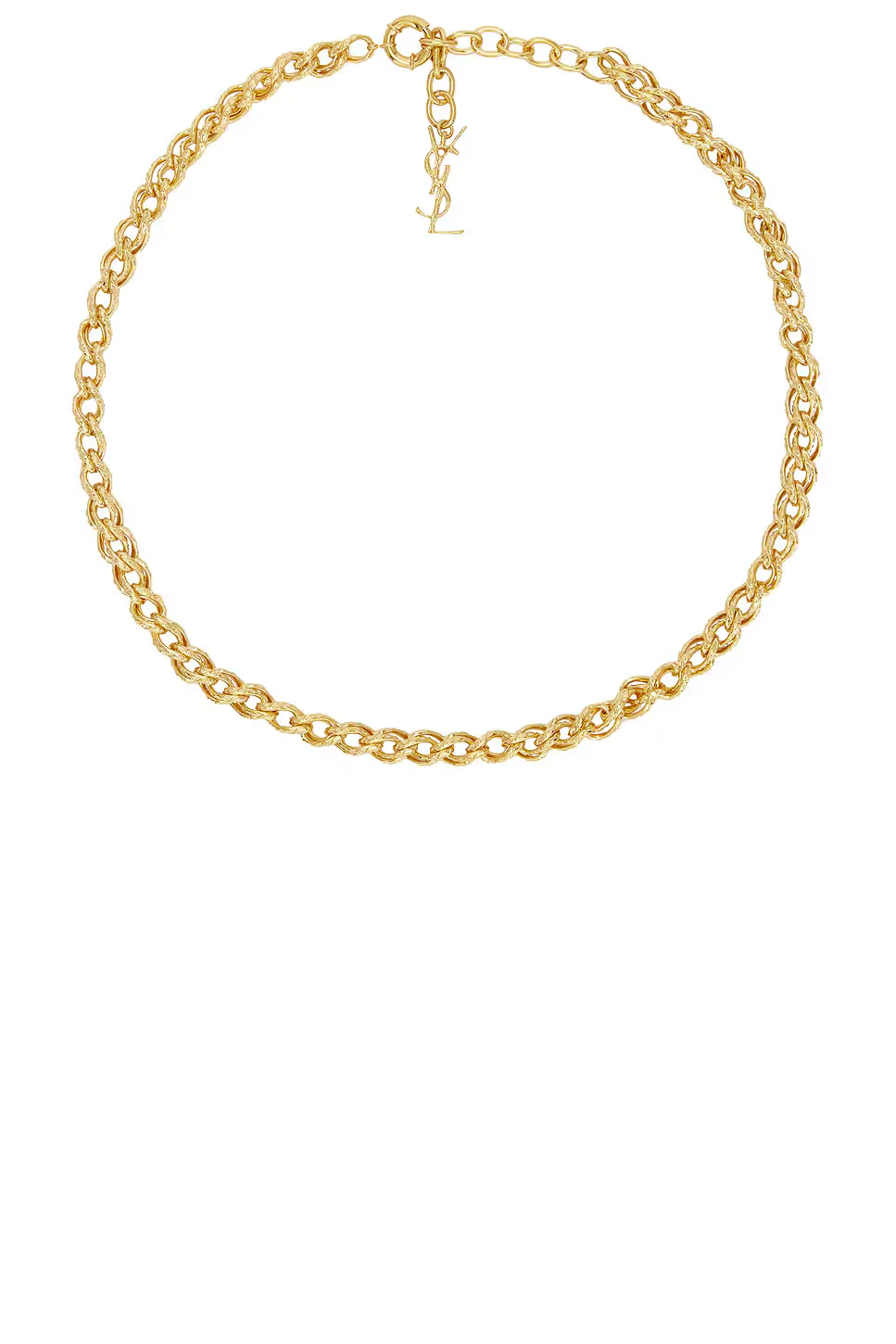 Hammered Chain Necklace by Saint Laurent